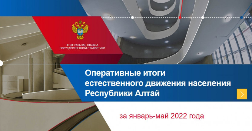 Оперативные итоги естественного движения населения Республики Алтай за январь-май 2022 года